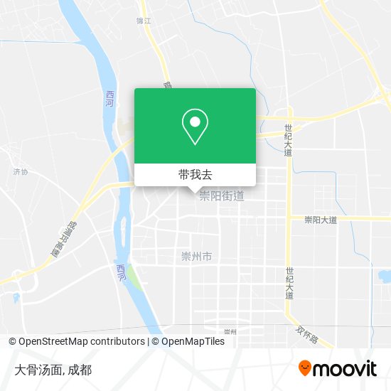 大骨汤面地图