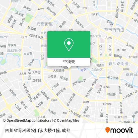 四川省骨科医院门诊大楼-1幢地图