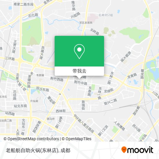 老船舫自助火锅(东林店)地图
