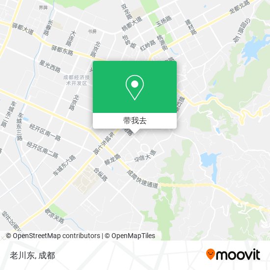 老川东地图