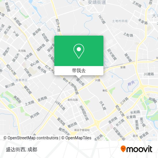 盛达街西地图