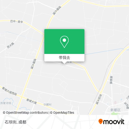石坝街地图