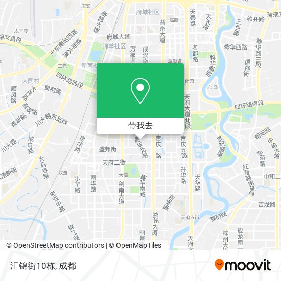 汇锦街10栋地图