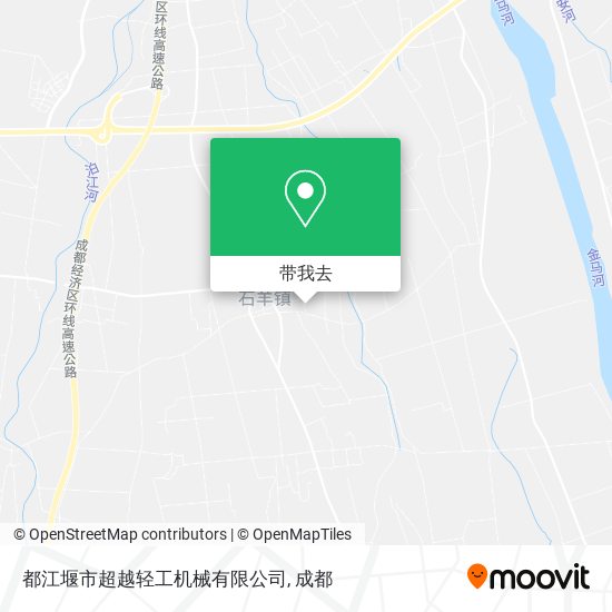 都江堰市超越轻工机械有限公司地图
