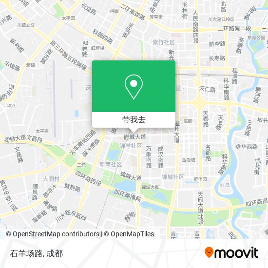 石羊场路地图