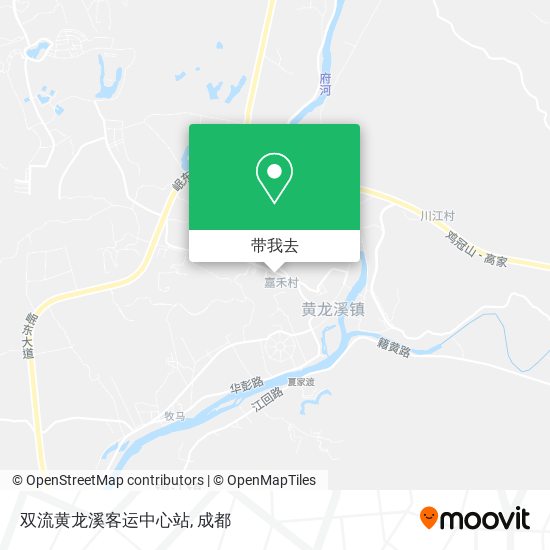 双流黄龙溪客运中心站地图