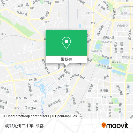 成都九州二手车地图