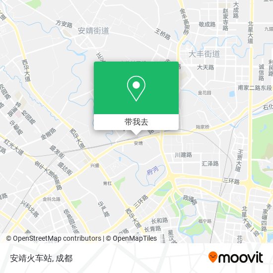 安靖火车站地图