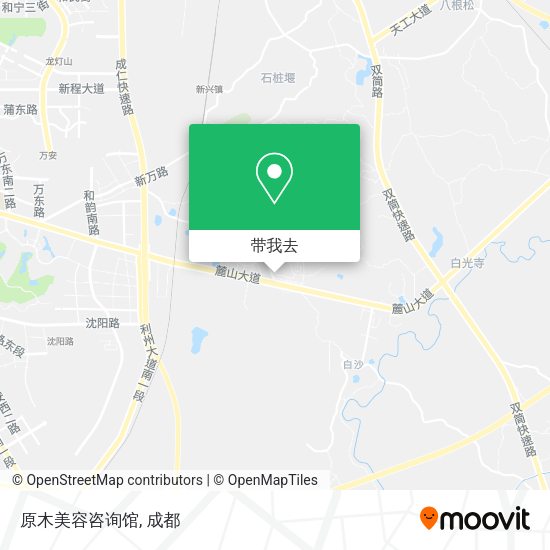 原木美容咨询馆地图