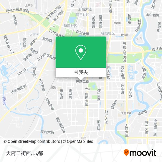 天府二街西地图