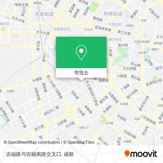 吉福路与吉福南路交叉口地图
