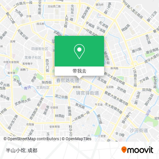半山小馆地图
