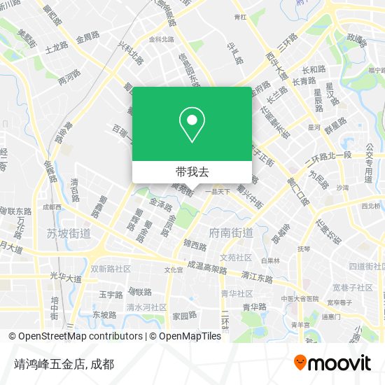 靖鸿峰五金店地图