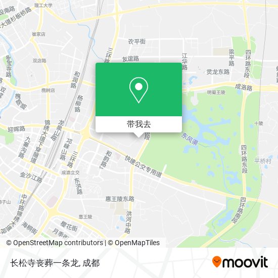 长松寺丧葬一条龙地图