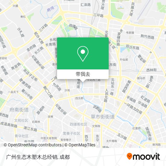 广州生态木塑木总经销地图