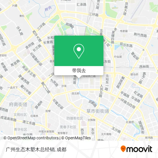 广州生态木塑木总经销地图