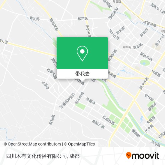 四川木有文化传播有限公司地图