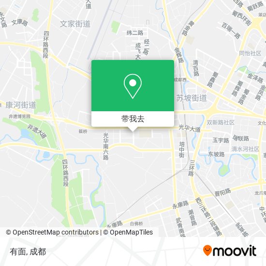有面地图