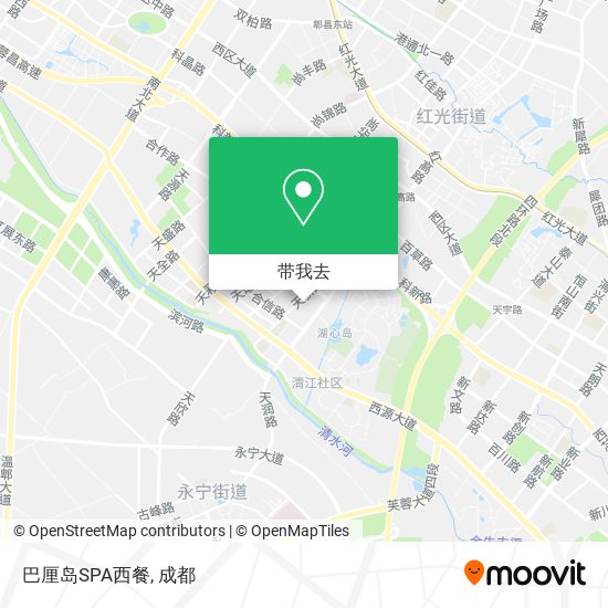 巴厘岛SPA西餐地图