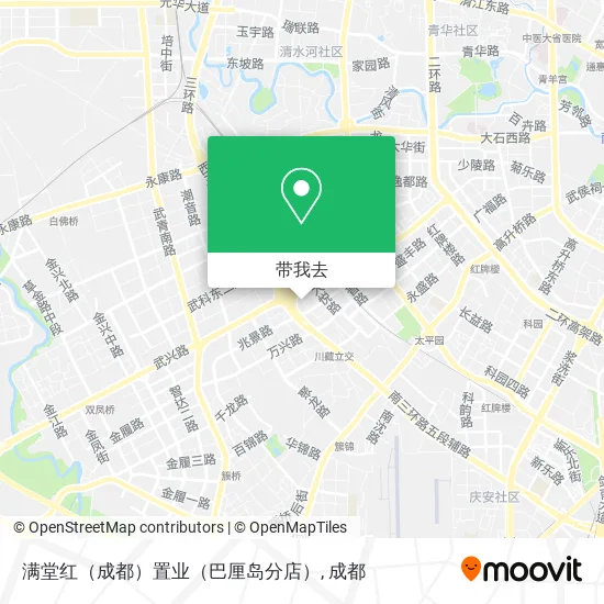 满堂红（成都）置业（巴厘岛分店）地图