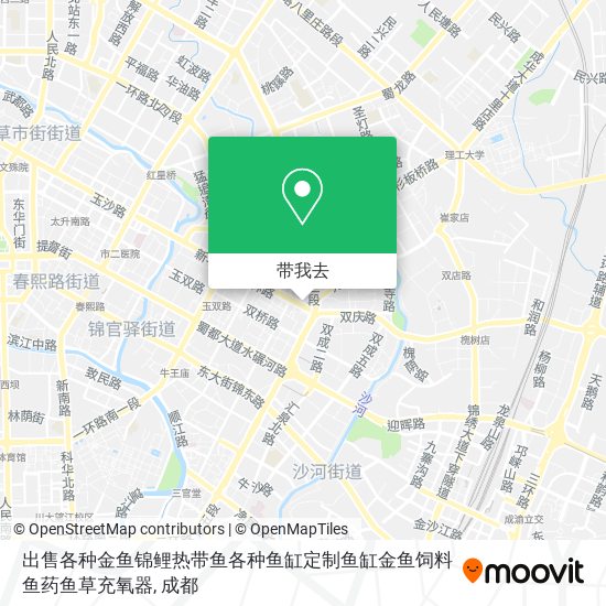 出售各种金鱼锦鲤热带鱼各种鱼缸定制鱼缸金鱼饲料鱼药鱼草充氧器地图