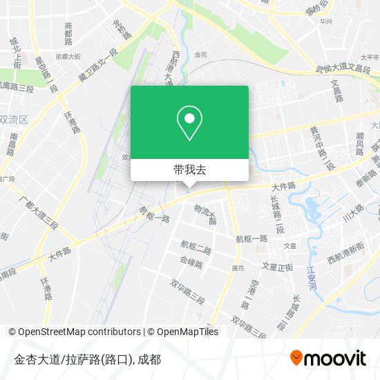 金杏大道/拉萨路(路口)地图