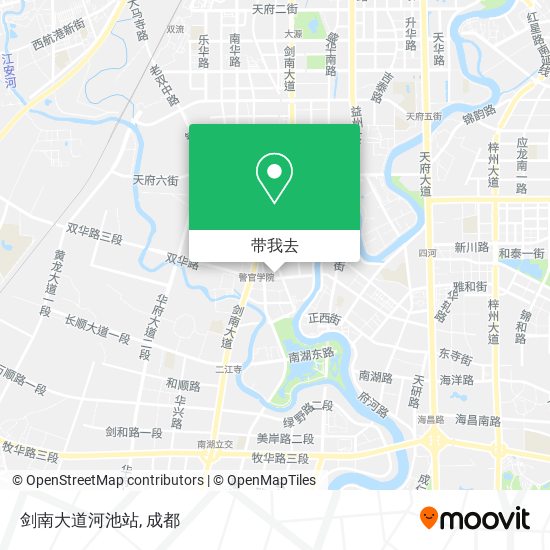 剑南大道河池站地图