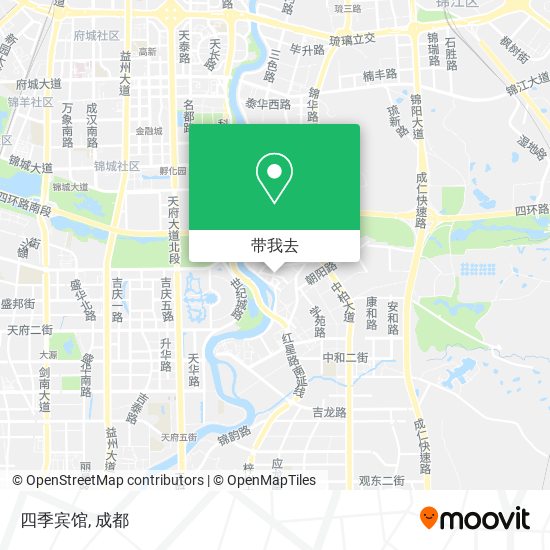 四季宾馆地图