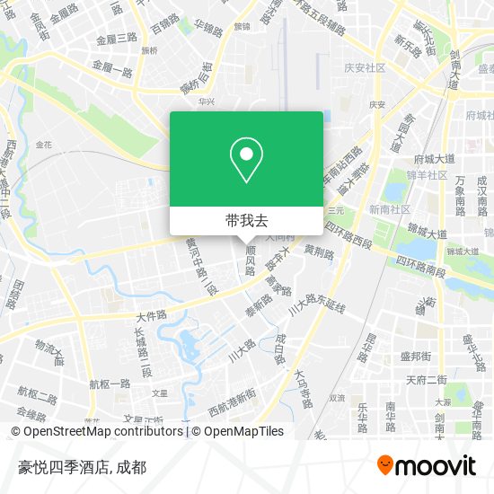 豪悦四季酒店地图