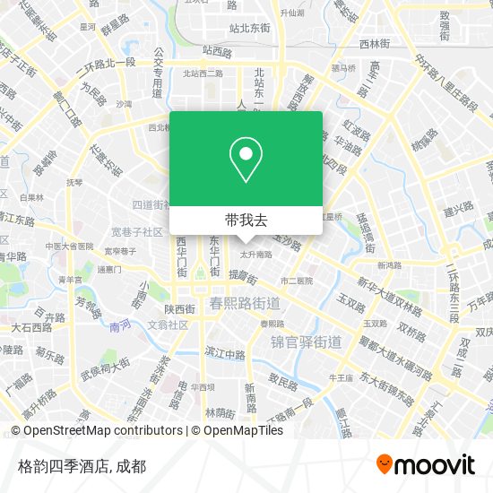 格韵四季酒店地图
