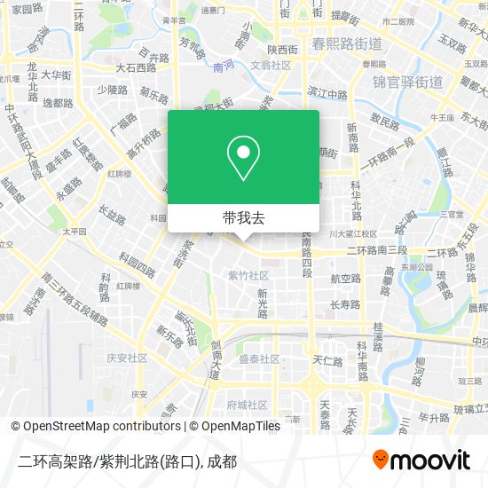 二环高架路/紫荆北路(路口)地图