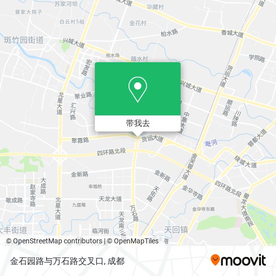 金石园路与万石路交叉口地图