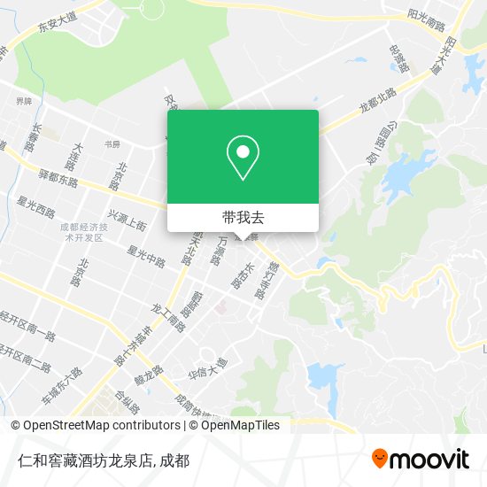 仁和窖藏酒坊龙泉店地图