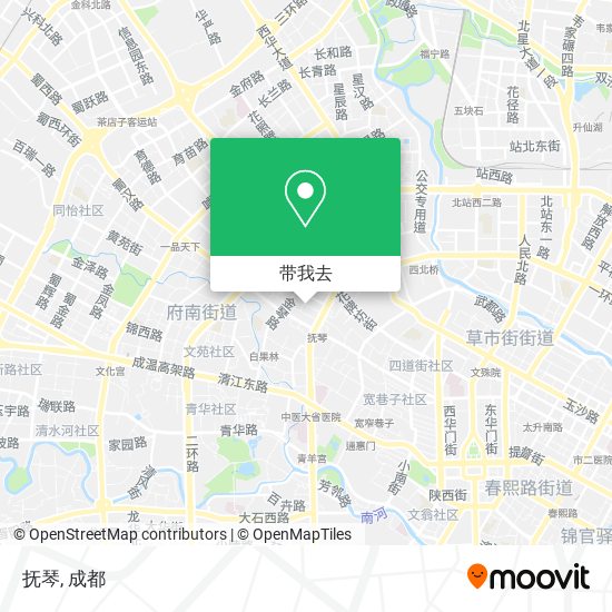 抚琴地图