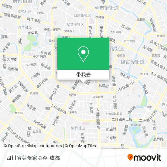 四川省美食家协会地图