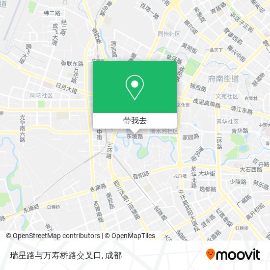 瑞星路与万寿桥路交叉口地图