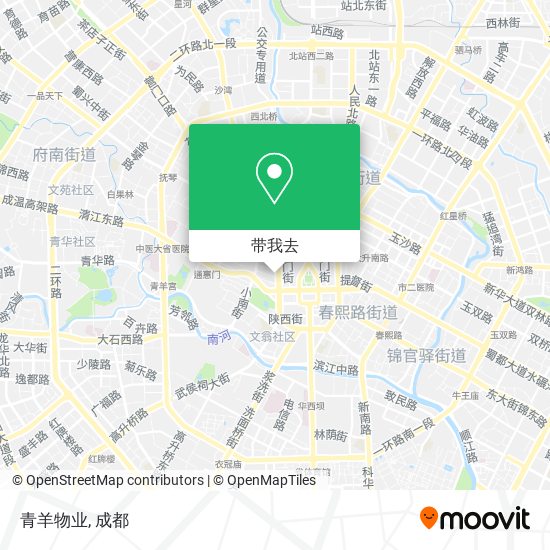 青羊物业地图
