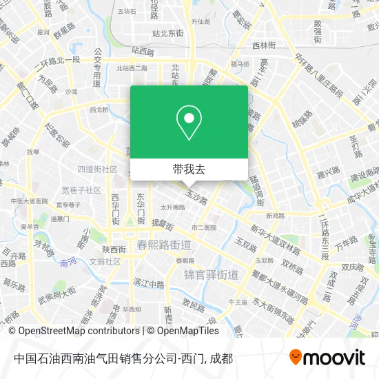 中国石油西南油气田销售分公司-西门地图