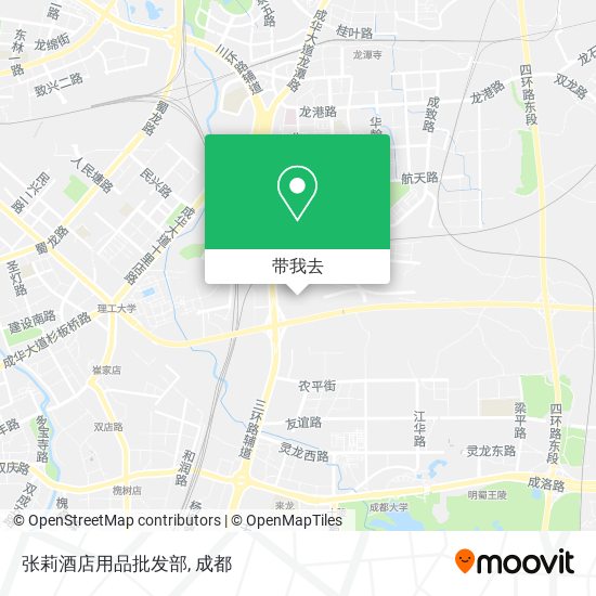 张莉酒店用品批发部地图