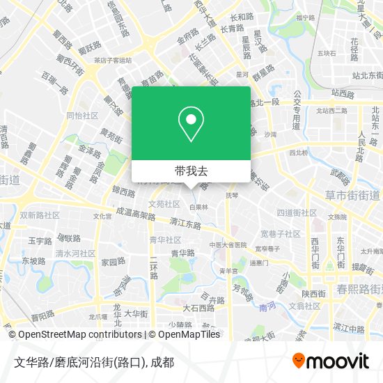 文华路/磨底河沿街(路口)地图
