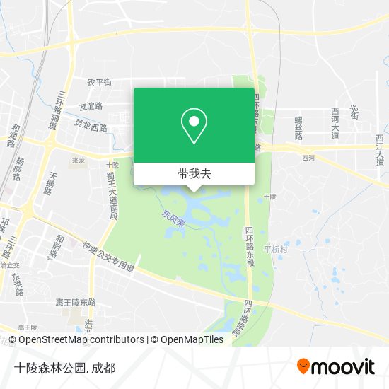 十陵森林公园地图