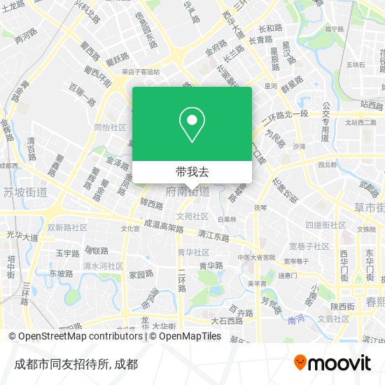 成都市同友招待所地图