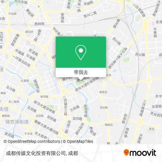 成都传媒文化投资有限公司地图