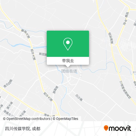 四川传媒学院地图