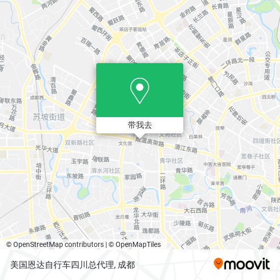 美国恩达自行车四川总代理地图
