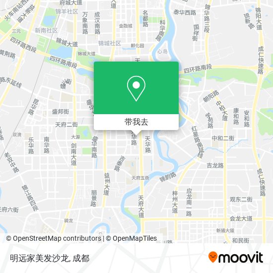 明远家美发沙龙地图