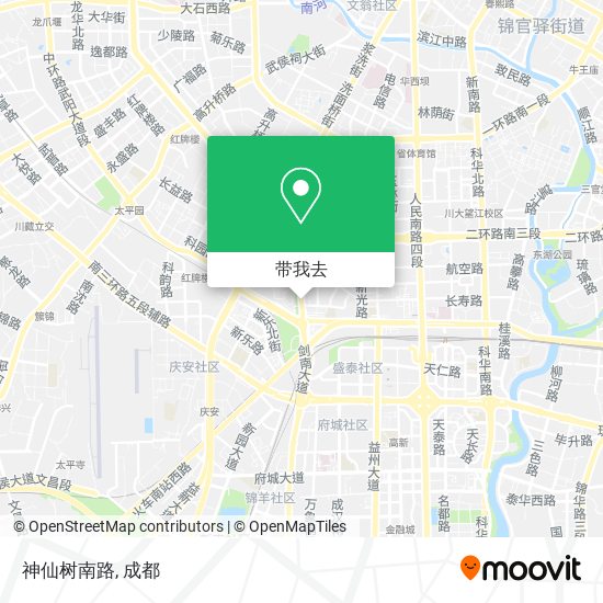 神仙树南路地图