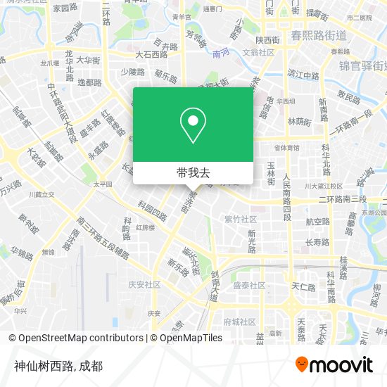 神仙树西路地图