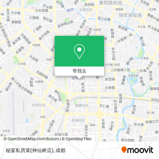 秘宴私房菜(神仙树店)地图