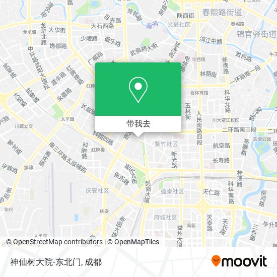 神仙树大院-东北门地图